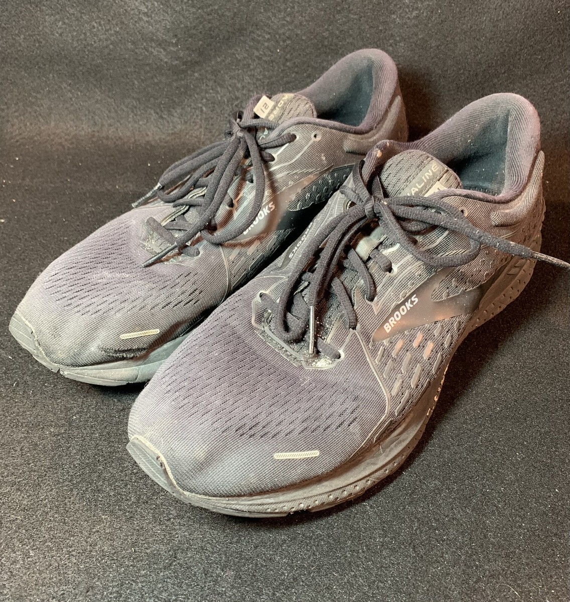 Brooks Size Adrenaline GTS 21 Running Shoe 1103491D020 Black Ebony