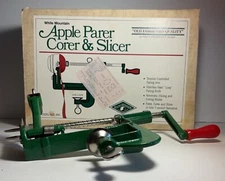 VERY NICE White Mountain BRAND APPLE PEELER CORER AND SLICER USED ONCE