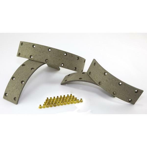 Garnitures mâchoires de frein Willys 41-53 kit tambour Jeep CJ2A CJ3A