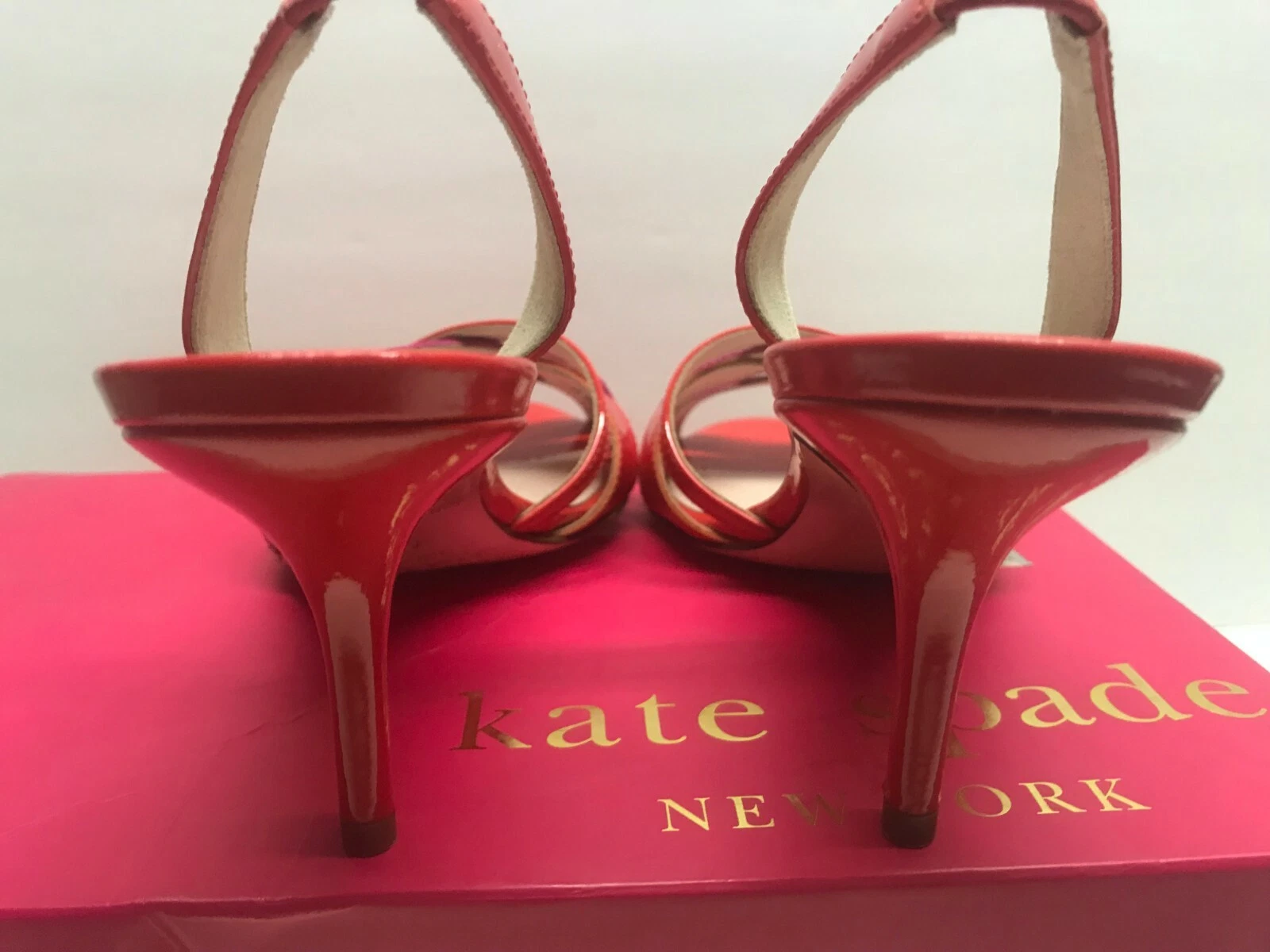 Sandalo Kate Spade New York donna 6 5 sasha pomodoro rosso pelle verniciata