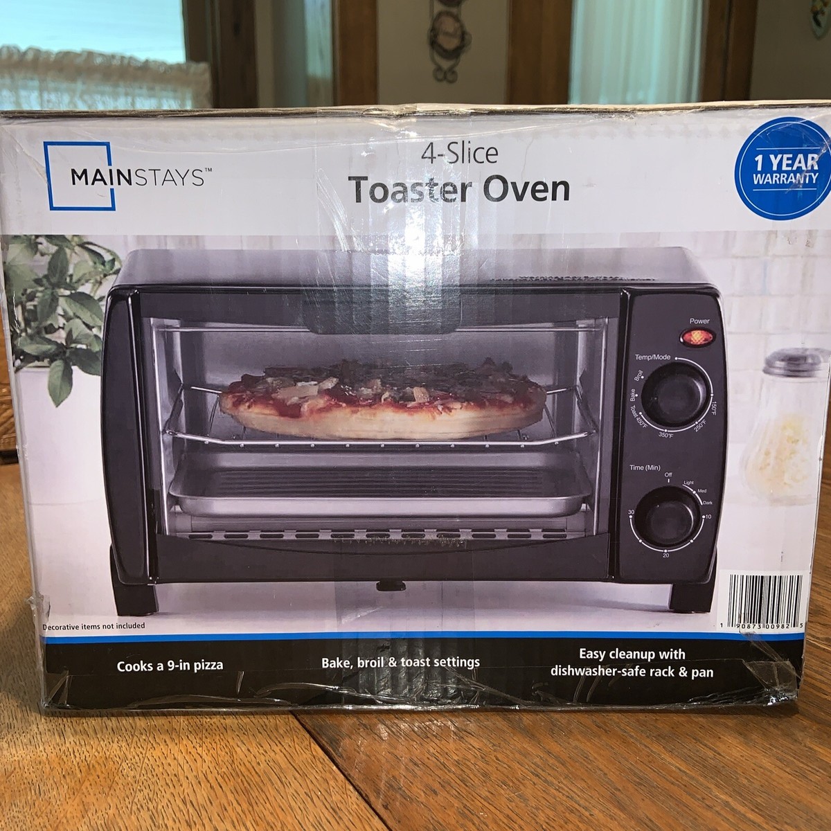 Mainstays Slice Toaster Oven New in Box