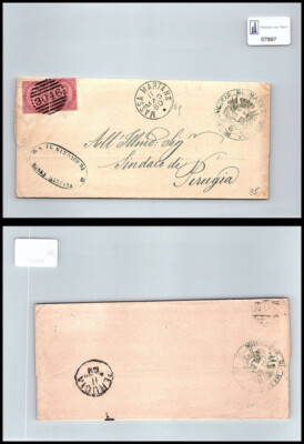 Postal history Ui Kingdom from Massa Martana to Saxon Perugia 38+39