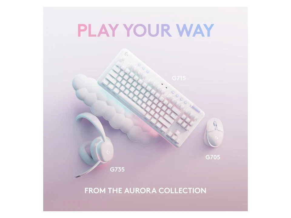 Logitech G705 Wireless Gaming Mouse, Customizable LIGHTSYNC RGB Lighting, Lights - Image 4 of 4