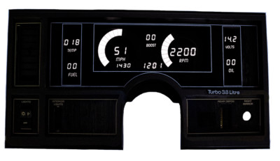 Intellitronix LED Digital Dash Gauge Cluster 1984-1987 Buick Regal GNX GN