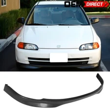 Fits 92-95 Honda Civic 4Dr Sedan Type R Front Bumper Lip Spoiler Bodykit - PP