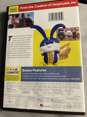 The Secret Life Of Pets 2 , New DVD ( Includes 2 Mini Movies ) | eBay