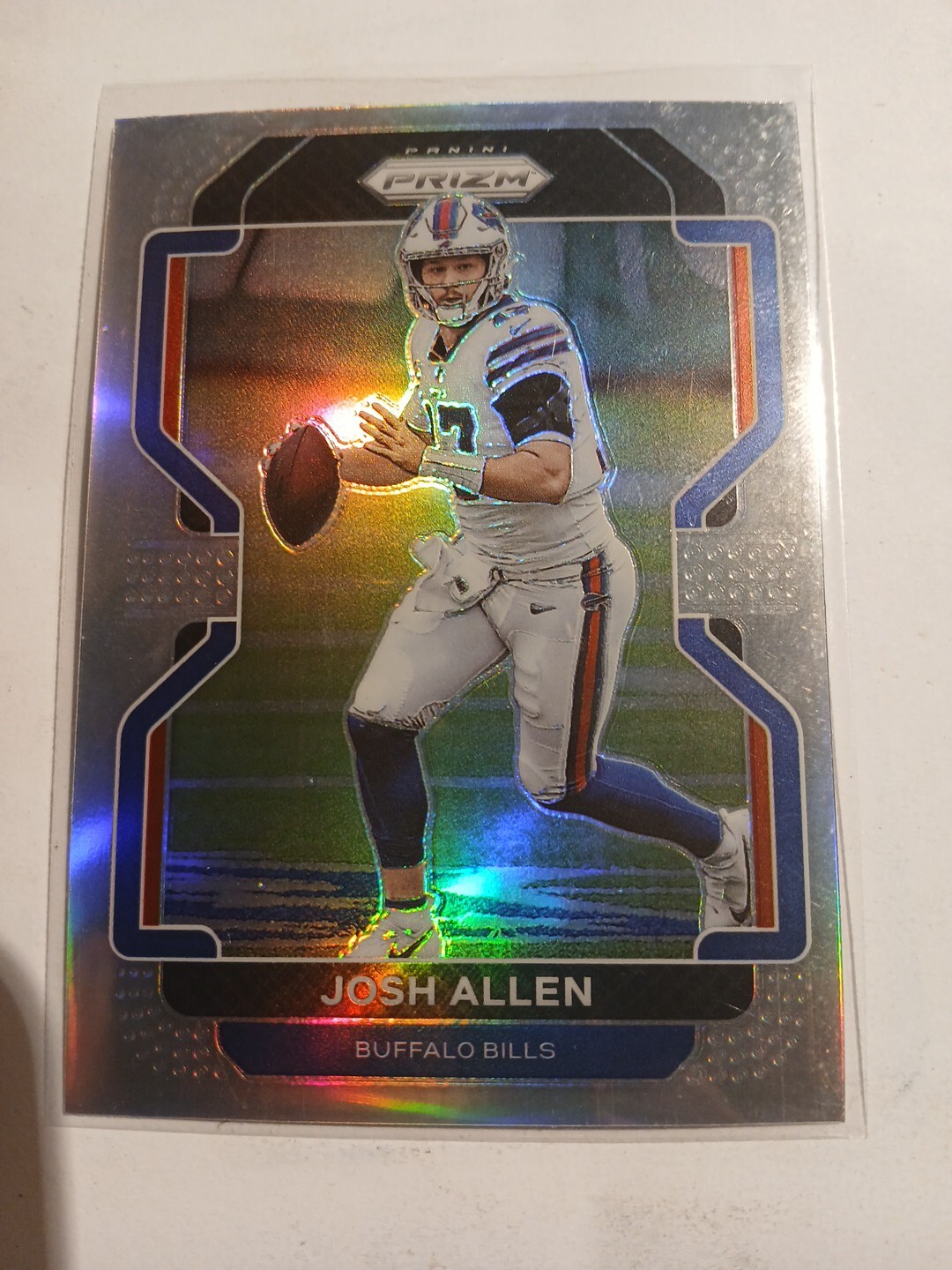 2021 Panini Prizm Football Josh Allen #117 Silver Buffalo Bills