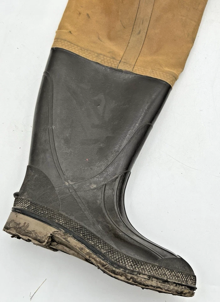 RED BALL CHEST WADERS SIZE 9.5 BOOT INSULATED NO BELT/ SUSPENDERS MADE IN USA - Image 2 of 4