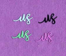 WEDDING WORDS US die cuts scrapbook cards