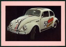 AK AUTO VW MAGGIOLINO HERBIE VECCHIA CARTOLINA - OLD POSTCARD CAR VW BEETLE m1296