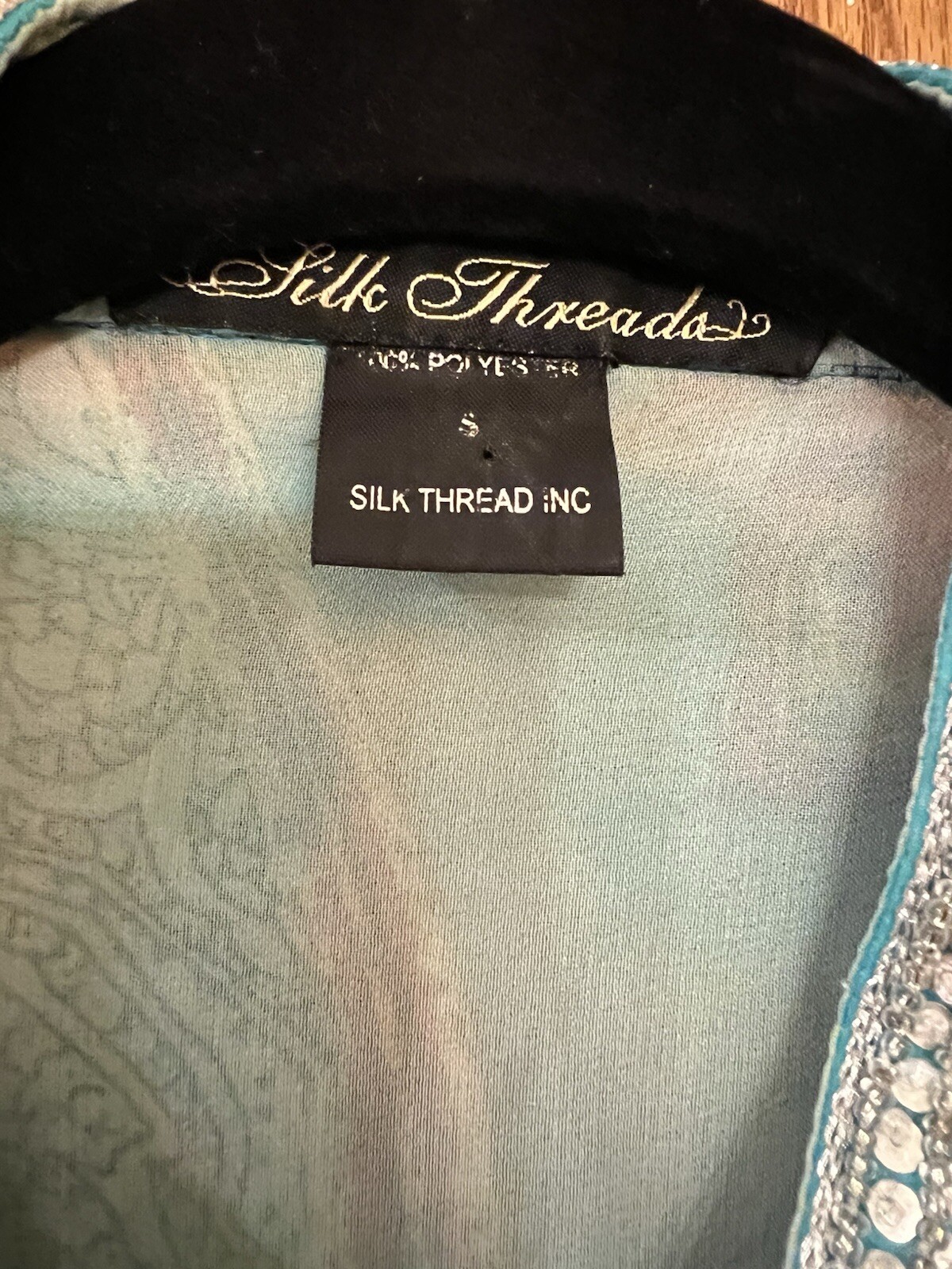 Silk Threads  Multi Colored Embellished Tunic Top… - image 3