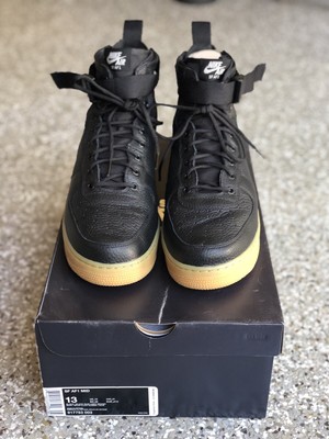 nike sf af1 mid black gum