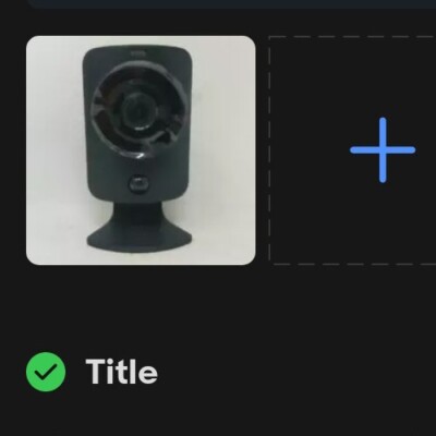 SimpliSafe HD Indoor SimpliCam 1080p Wireless Security Cam- Black New out of box