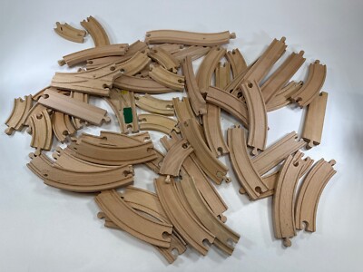 Wooden Railway Track BRIO IKEA Thomas Used Wood Lot 5.5 lbs.