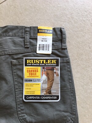 Rustler Carpenter Canvas Hard Working Jeans Gr. 36/34