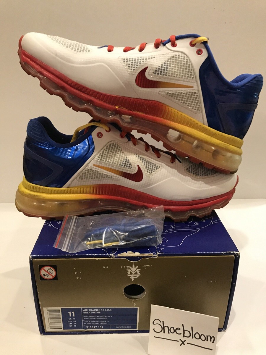 Nike Air Trainer 1.3 Max Breathe MP Manny Pacquiao PE Size