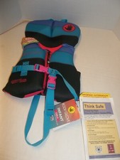 New Body Glove Infant Evoprene PFD Life Jacket, U.S. Coast Guard Approved Girl