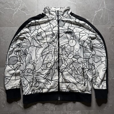 PUMA x ALE GIORGINI MENS CASUAL ATHLETIC TRACK JACKET SZ MEDIUM
