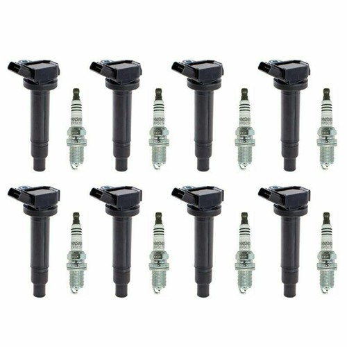 8X Ignition Coil +8X Spark plugs for 0308 Lexus GX470 Toyota 4Runner 4