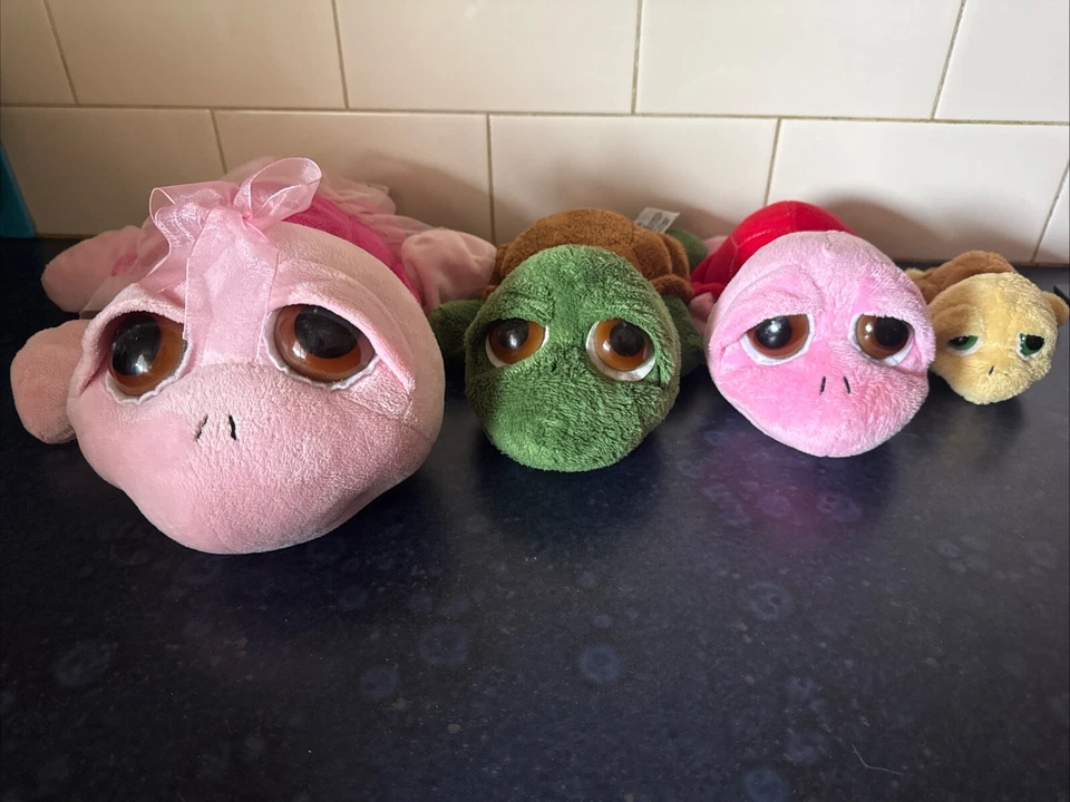 Rare Russ Berrie Lil Peeper Turtle Big Eye Bell Ballerina Shecky Squirtle Shelly - image 2 of 4