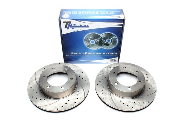 TA Technix Sport Bremsscheiben Vorderachse Vorne - Toyota Land Cruiser 90-image