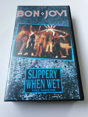 Bon Jovi Slippery When Wet VHS Video Tape