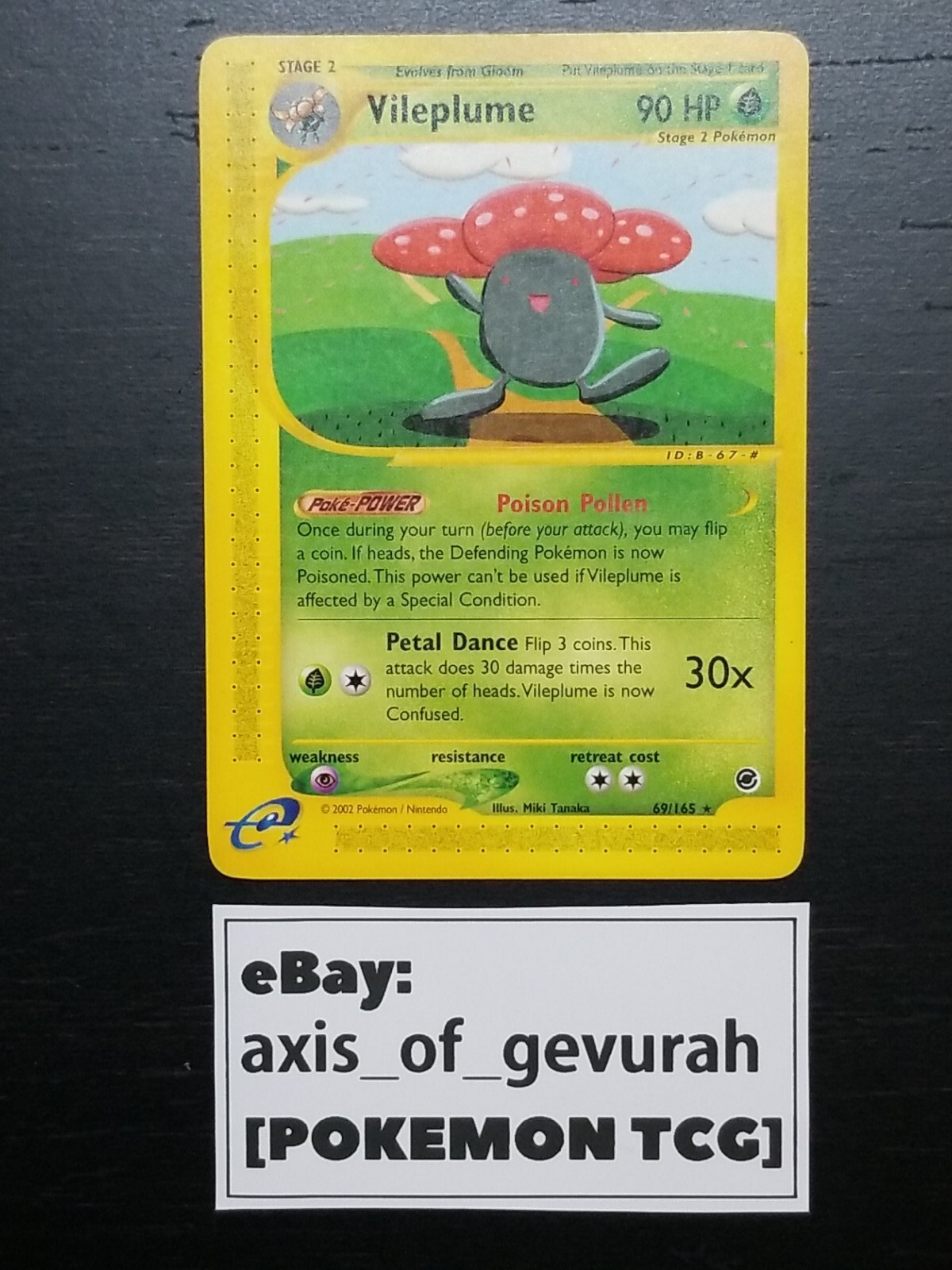 Vileplume 69/165 [LP] Expedition Base Set WOTC Wizards of the Coast Pokemon