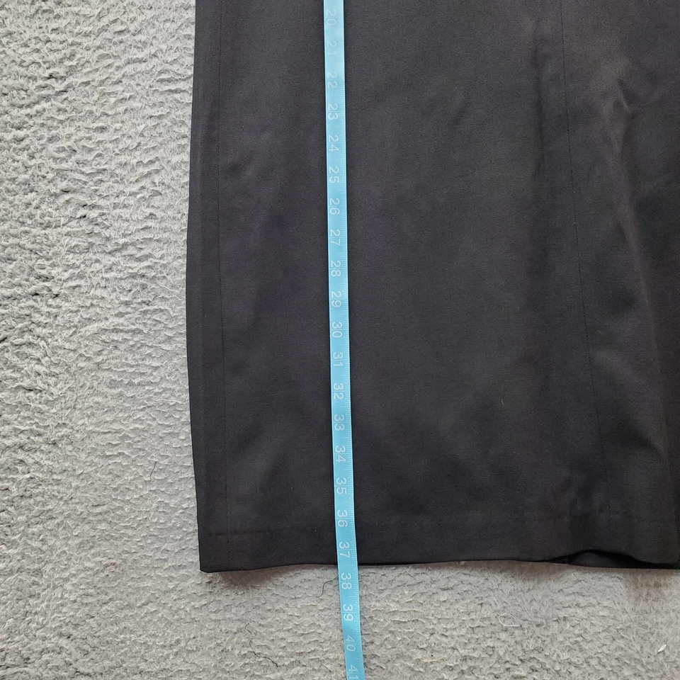 Falda Larry Levine Línea A Mujer Pequeña 8 Negra Completamente Forrada Lana Ventilación Bolsillo para Monedas Foto 3 de 4