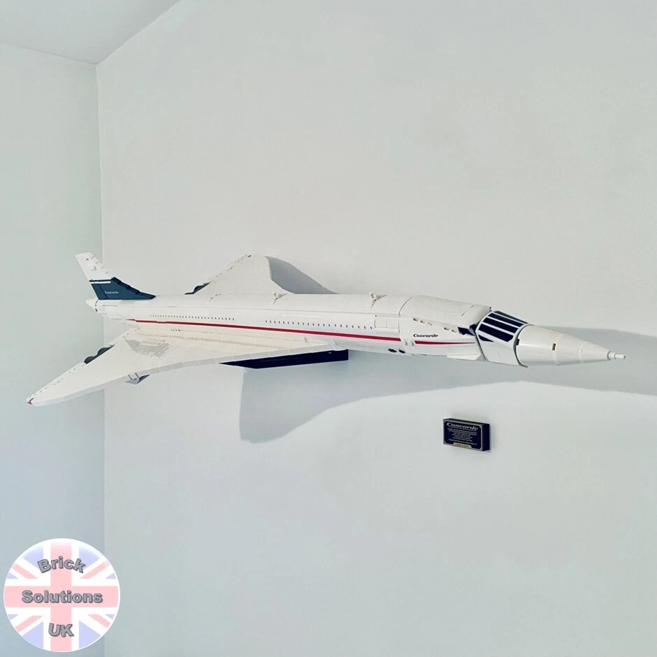 Adjustable Wall Mount for LEGO Icons Concorde 10318 (Black) - Image 2 of 4