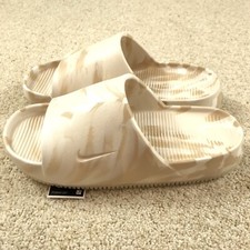 Nike Calm Slide Se Sandals Ivory Cream Phantom Marble Women's Size 9 FV5643-001