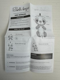 Baby Sloth Interactive Toy * NOT FINGERLINGS! * New in box