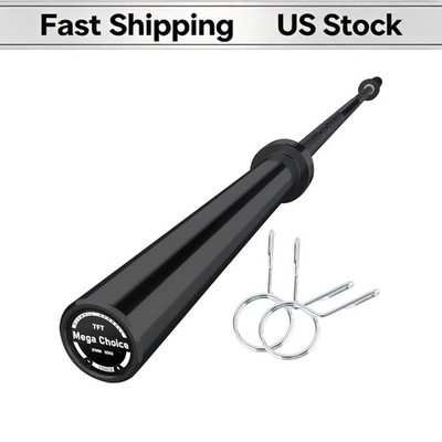 1500LB Capacity 7ft Barbell Bar Solid Steel Weight Bar for Strength Training