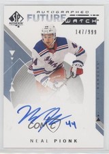 2018-19 SP Authentic Auto Future Watch 147/999 Neal Pionk #183 s9v