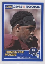 2013 Score 2013 Rookie Blue Damontre Moore #353 0l3