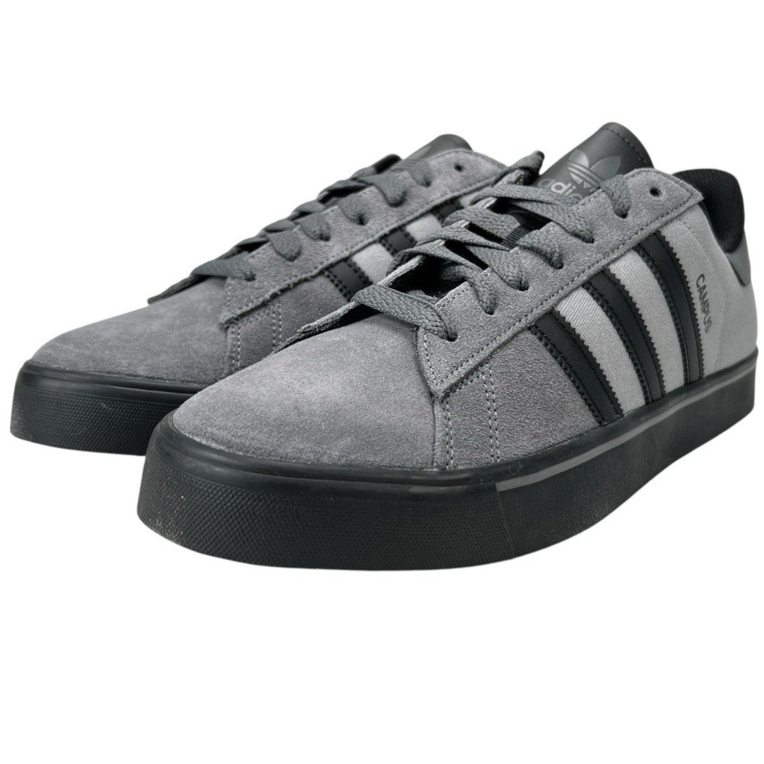 Adidas Campus‎ Vulc Men\'s Size 8.5 Athletic Shoes Gray Black Casual Sneakers Adidas Campus Vulc Black Grey Shoes JQ6359 Men main image 3