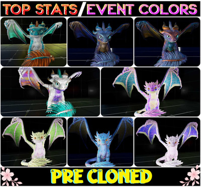 Lumina / Umbra 61HP/51MD TOP STATS Ark  Survival Ascended ASA PVE CLONES