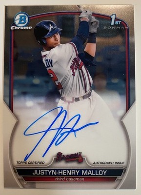 2023 Bowman Chrome - Prospect Autographs Justyn-Henry Malloy #CPA-JMA (AU, RC)