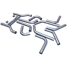 Flowmaster U-fit Universal Dual Exhaust Pipe Kit 2.5 Inch Header-back Stainless