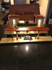 Grande Gare Hornby O/0 N°20 De Monaco – Kit Démontable En Bois, époque 3, Vintage