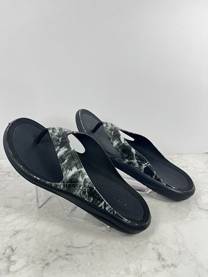Crocs Swiftwater Wave Sandals Men Size 9 Mossy Oak Elements 