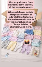 Wholesale Baby and Toddler Chlotes 100 Pieces Original Brands High-quality