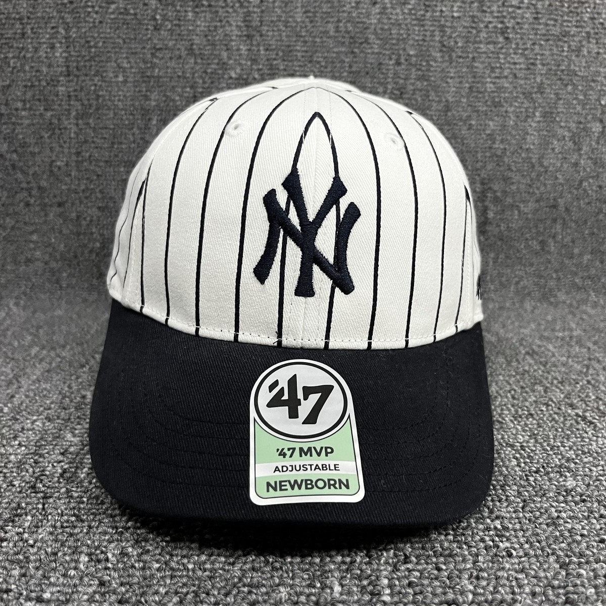 New York Yankees '47 Brand MVP Newborn Infant Pinstripe Hat Cap - New Adjustable