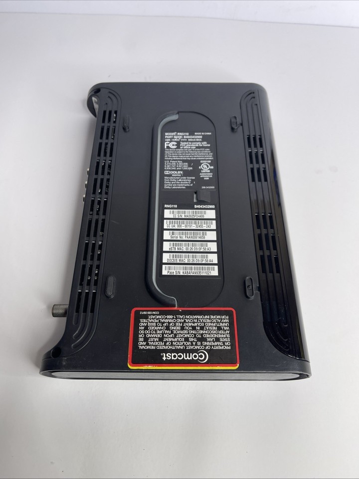 Comcast Xfinity RNG110 Cable Box, No Adapter. No Remote | eBay