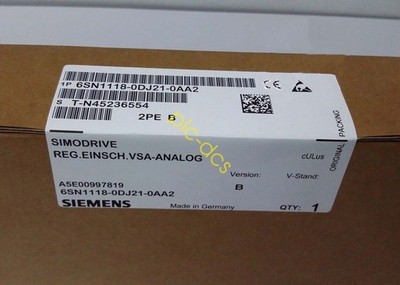 1PCS 6SN1 118-0DJ21-0AA2 SIEMENS 6SN1118-0DJ21-0AA2 DIGITAL CONTROL LOOP BLOCK
