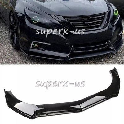 For Nissan 370Z 2009-2021 Car Front Bumper Lip Spoiler Body Kit Glossy Black US