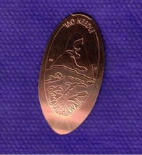 HAWAII I'AO NEEDLE Maui Elongated Pressed Copper Penny