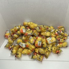 Kellogg's 1999 Sesame Street Mini Beans Plush Rubber Duckie Lot Of 64