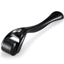 Microneedle Derma Roller for Hair Beard Face Skin 0.25mm Black
