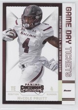 2015 Panini Contenders Draft Picks Game Day Tickets MyCole Pruitt #88 n1u