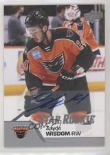 2020-21 Upper Deck AHL Star Rookies Auto Zayde Wisdom #165 Auto xy4